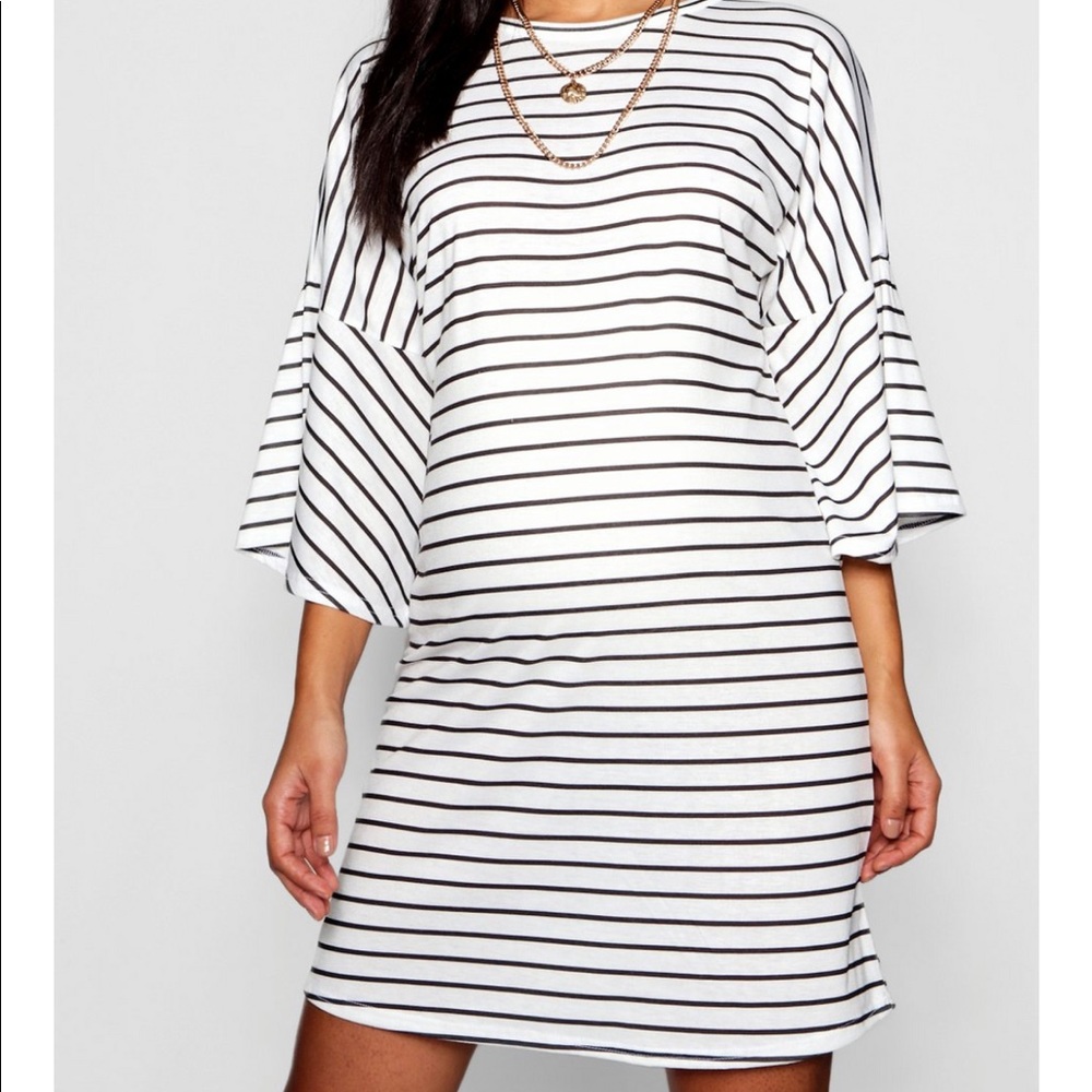 Striped Maternity Dress